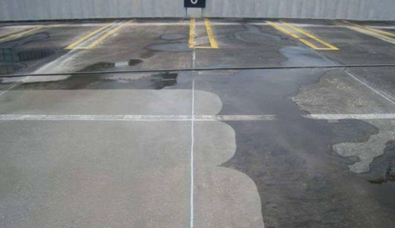 Commercial Pressure Washing Parking Lot